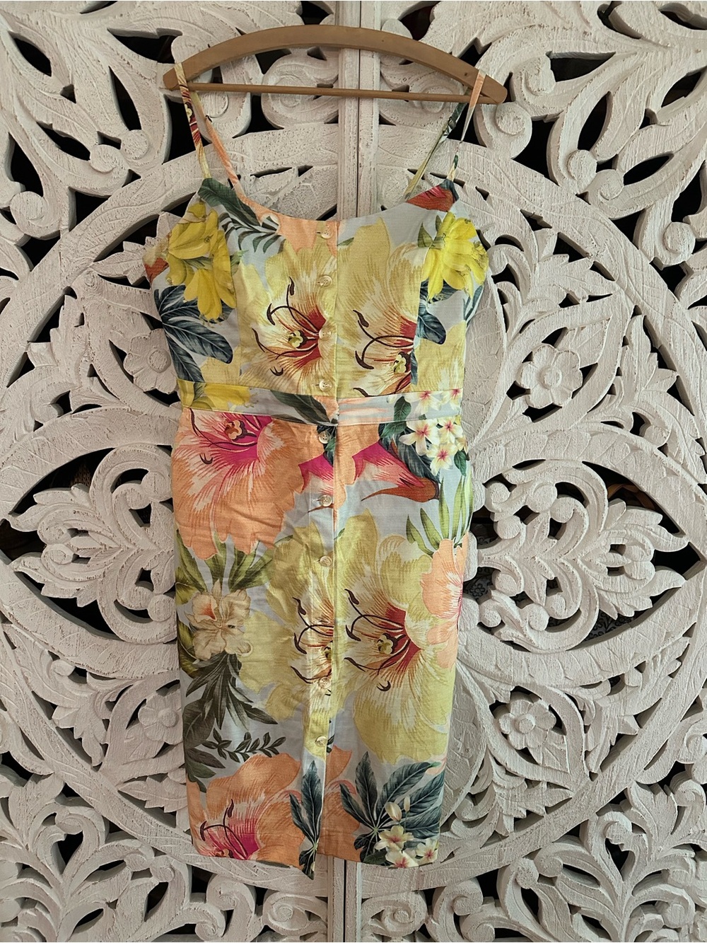 Anthropologie Farm Rio Tropical Print Dress